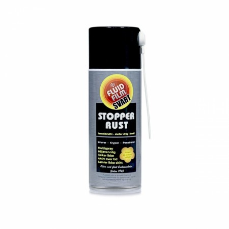 NYHET! Fluid Film Spray Svart 400 ml. - NAS