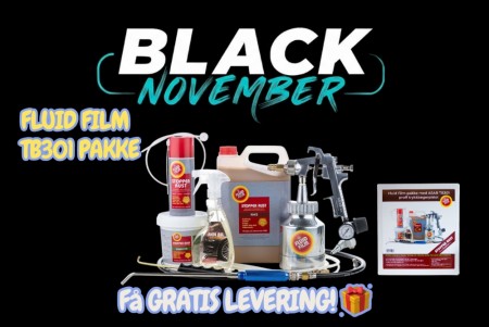 BLACK NOVEMBER! Fluid Film pakke TB301 (GRATIS LEVERING)