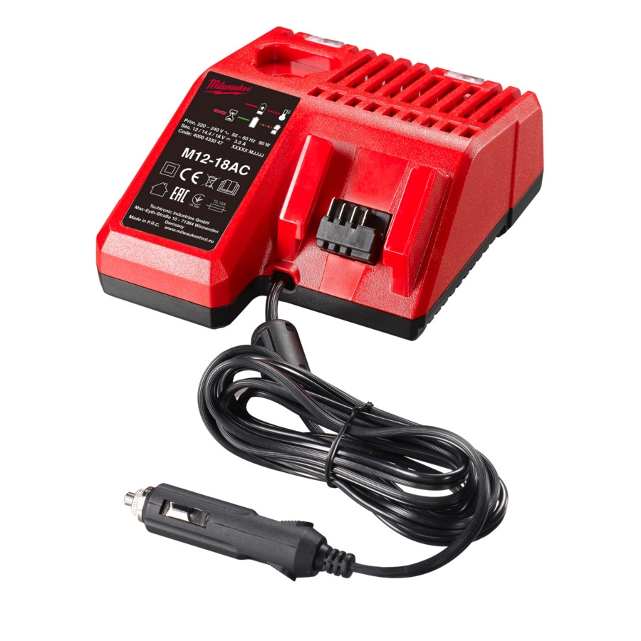 12V Billader. 