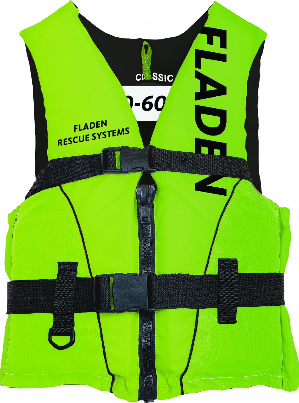 FLADEN SEILERVEST CLASSIC Klassisk seilervest med dobbel justerbar stropp og glidelås, elastikk i sidene for bedre komfort