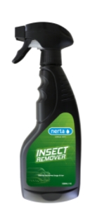 Nerta Insect Remover fjerner skånsomt insekter og tjære.